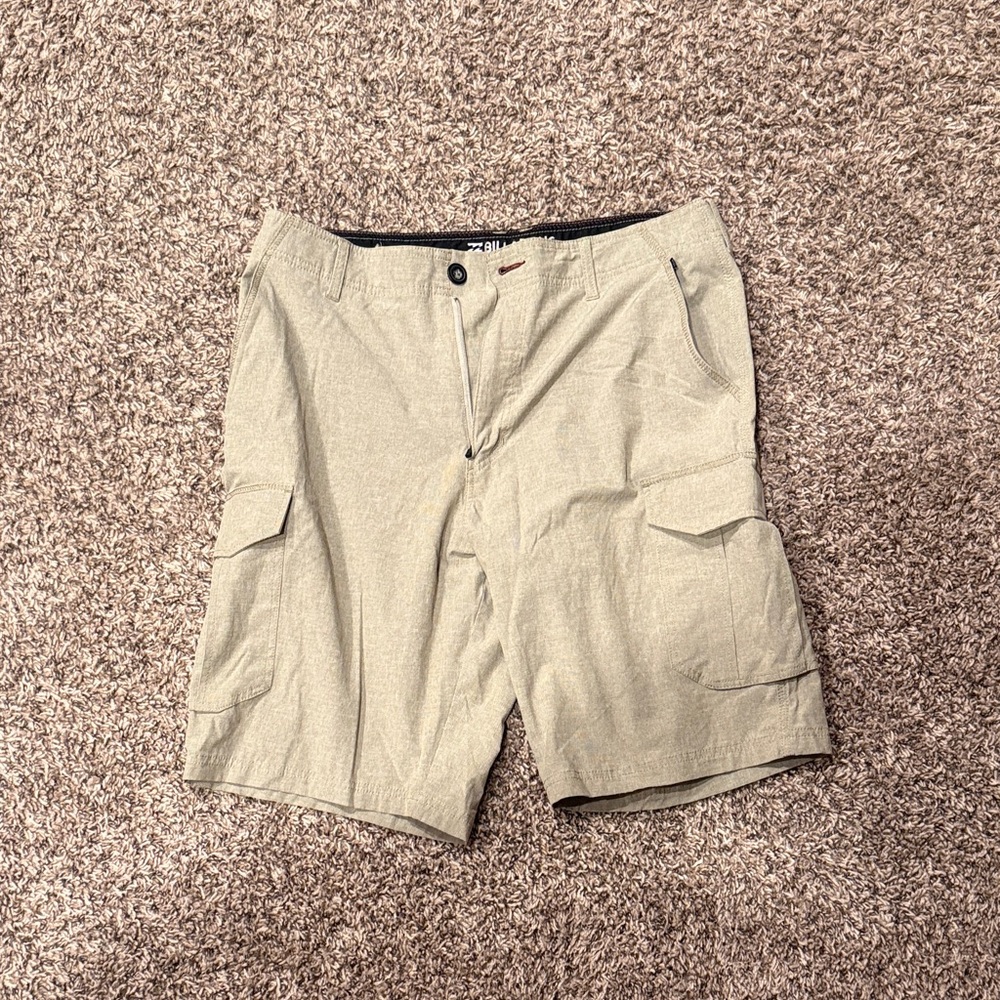 Billabong Men's Beige Cargo Shorts